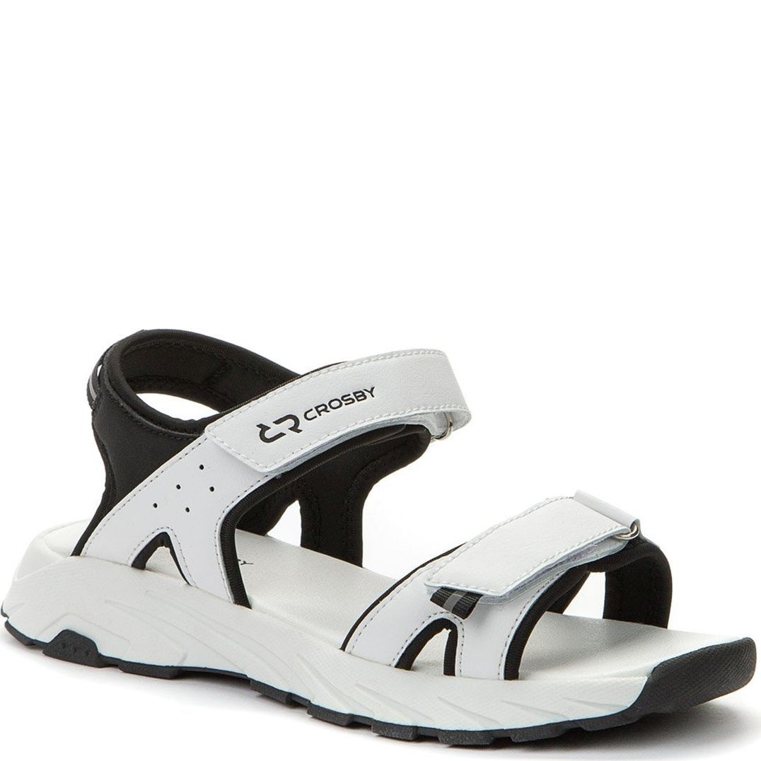 CROSBY Basutės moterims, Balta, SANDALS
