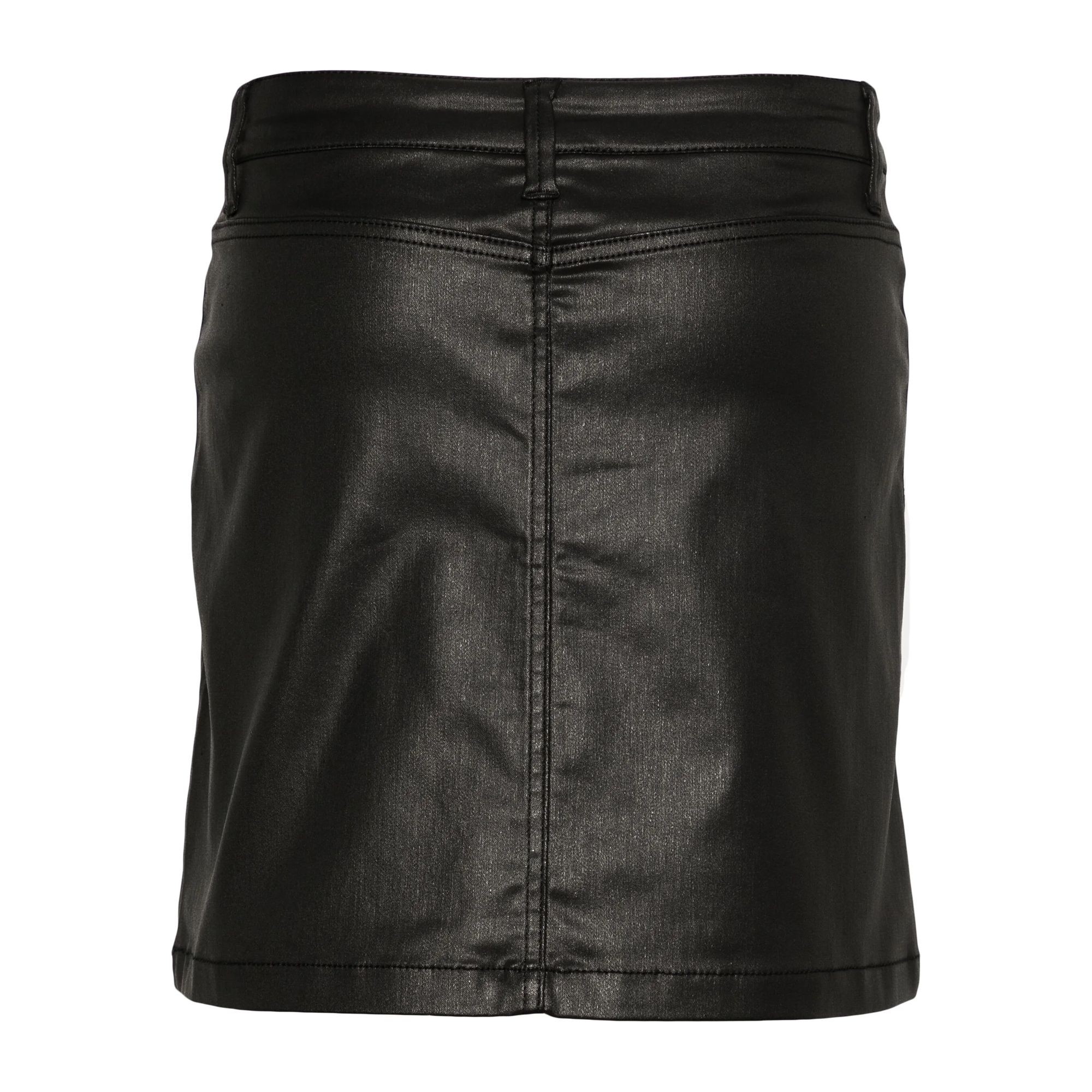 DKNY Mini sijonas moterims, Juoda, Coated denim mini sk 2