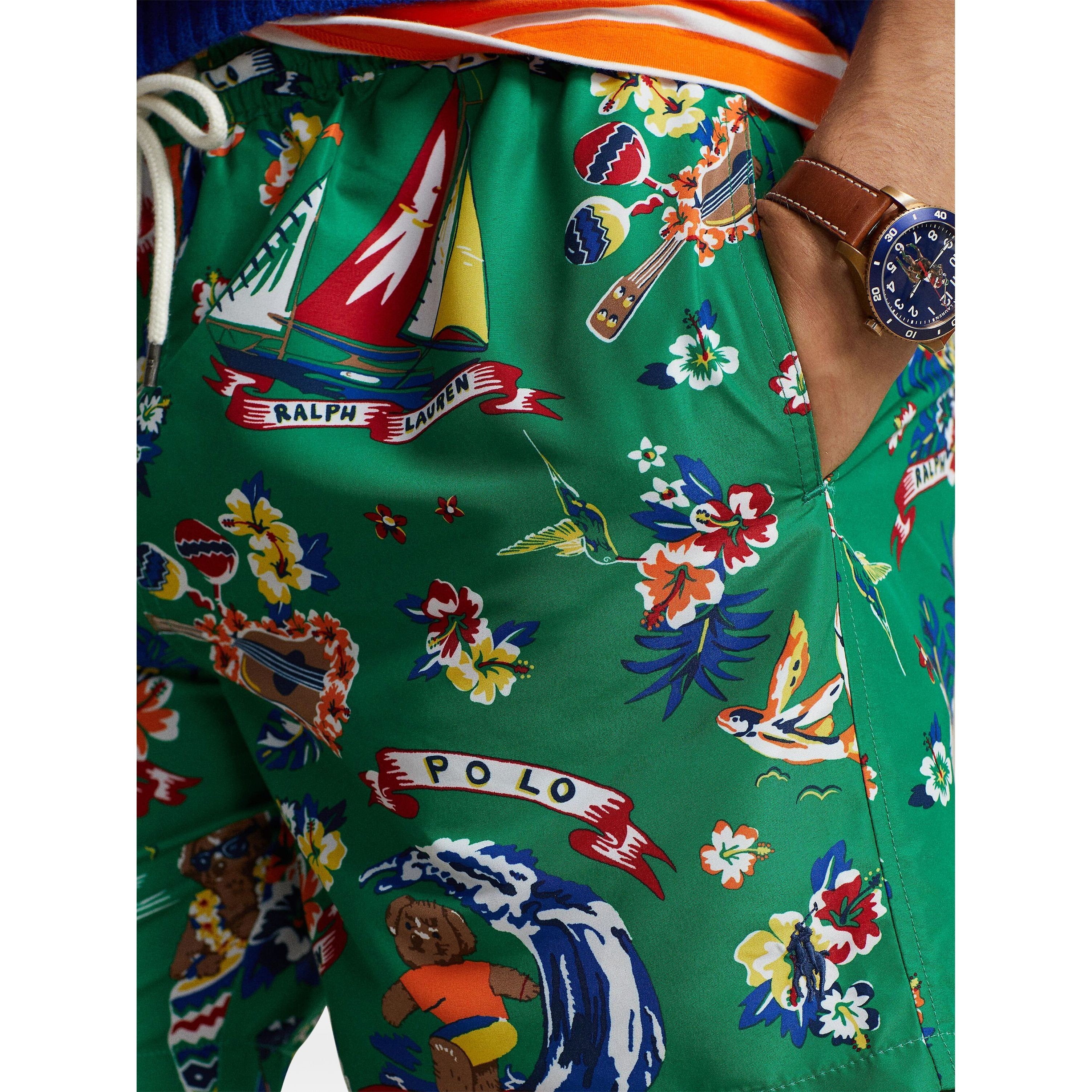 POLO RALPH LAUREN Apatinė kostiumėlio dalis vyrams, Marga, Traveler-mid-trunk 4