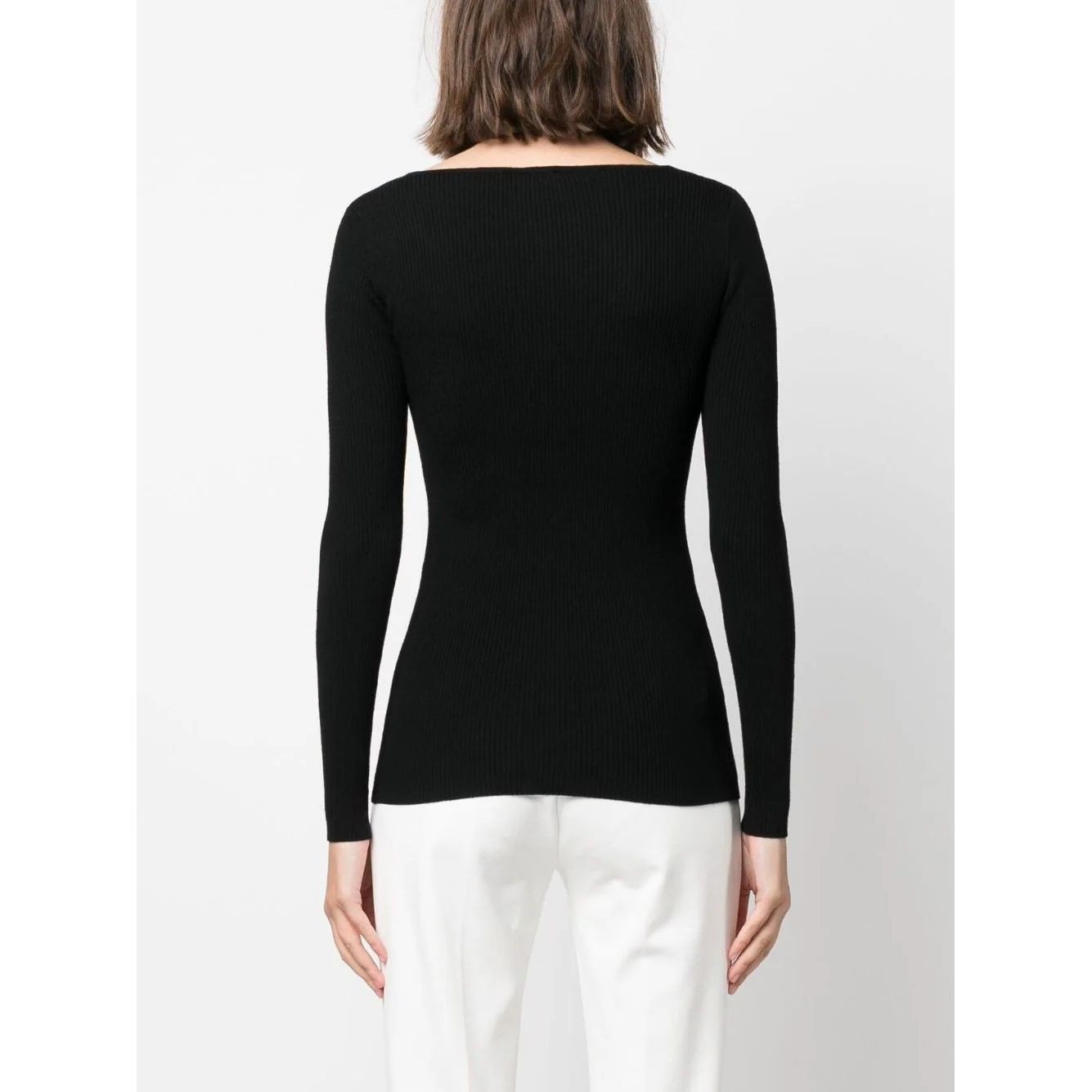 PINKO Megztinis moterims, Juoda, Giraffa sweater 3
