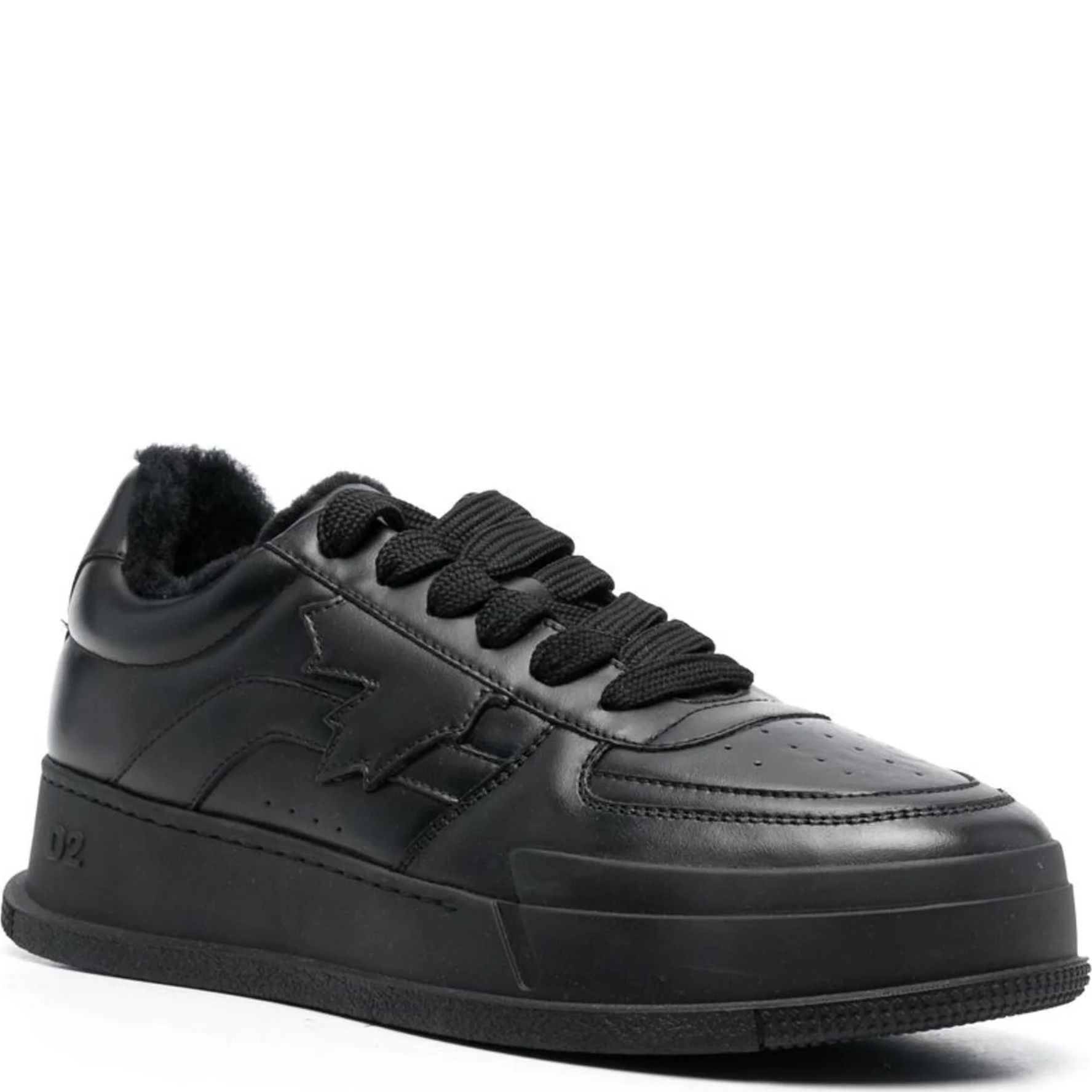 DSQUARED2 Sportiniai bateliai vyrams, Juoda, Canadian low top sneakers 1