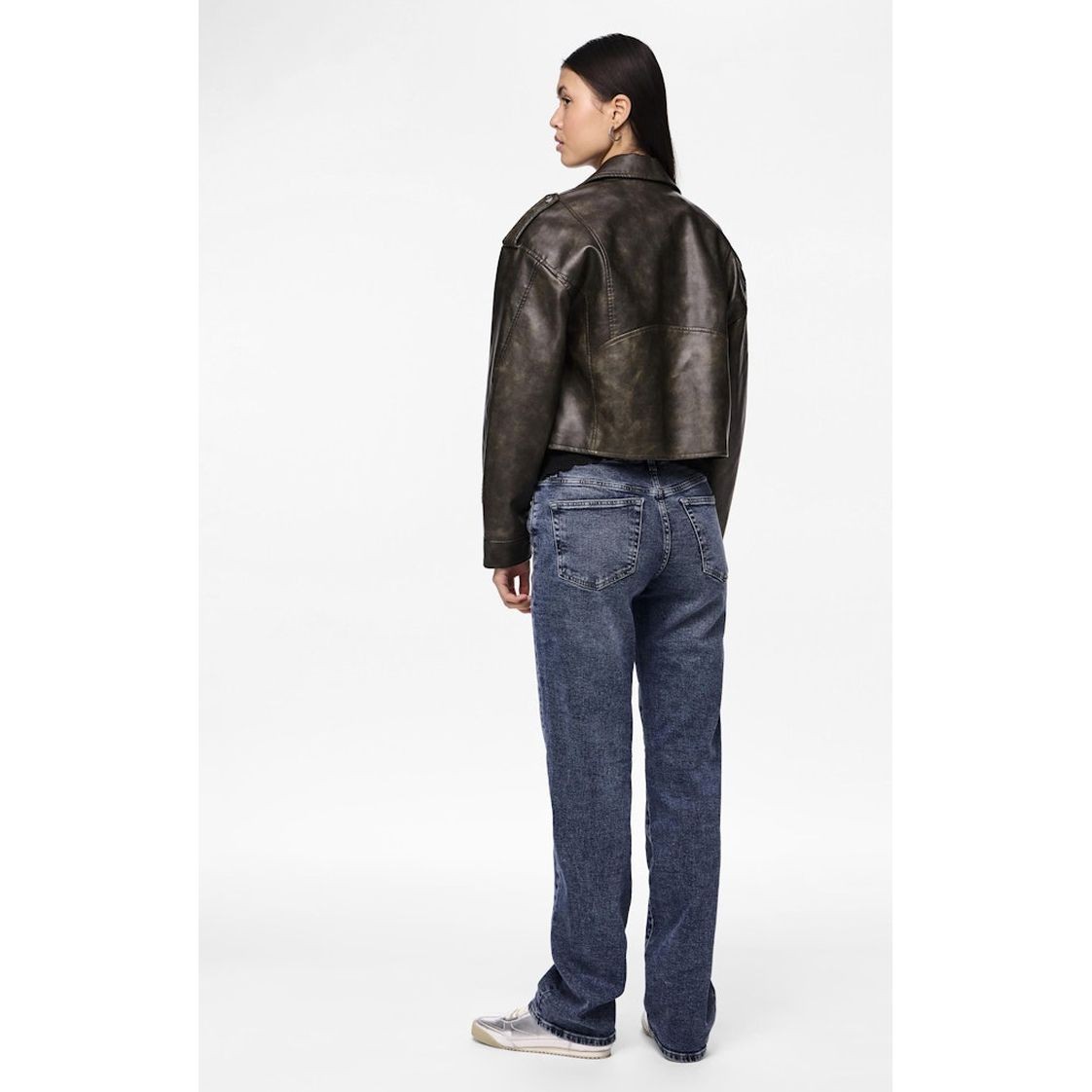 PIECES Striukė moterims, Juoda, Pcamina jackets 4