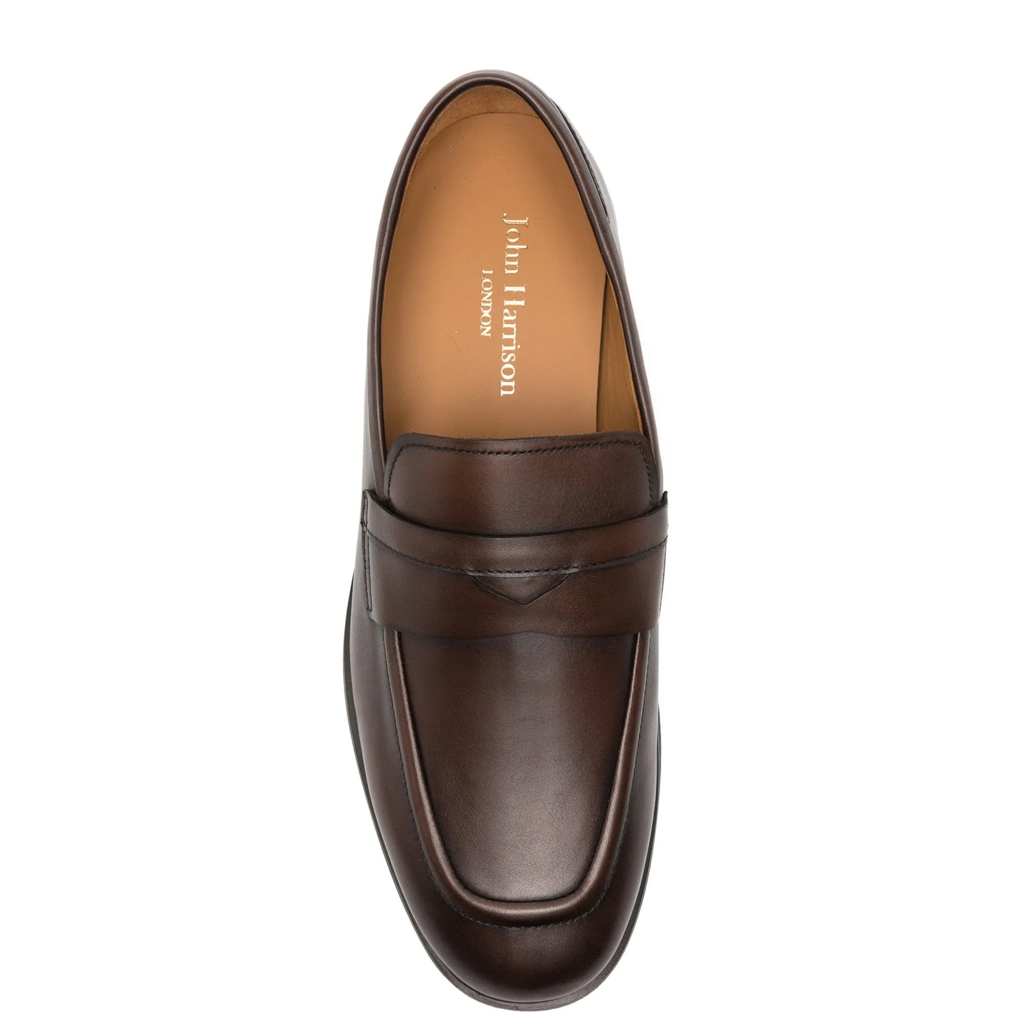 JOHN HARRISON Loaferiai vyrams, Ruda, Loafers 4