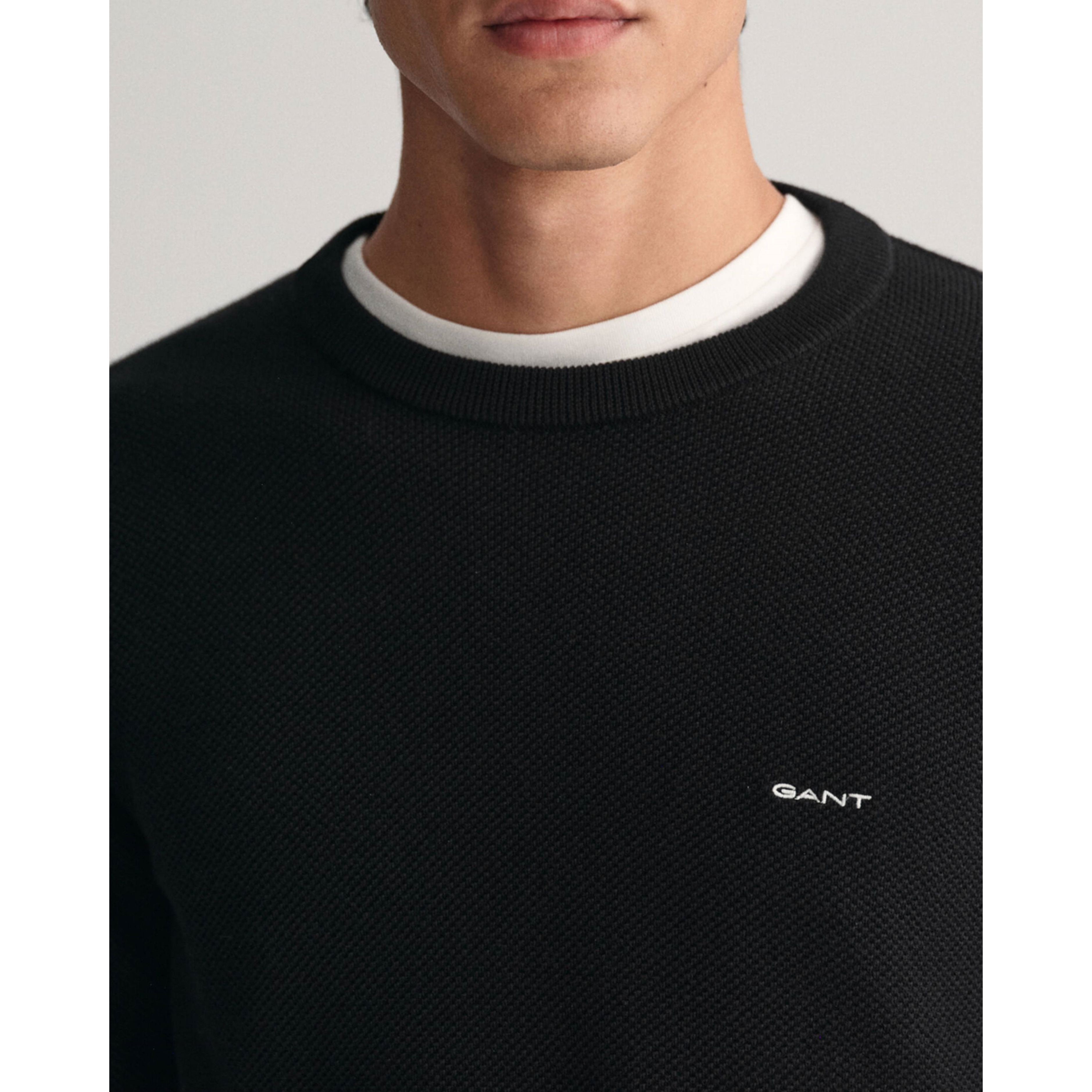 GANT Megztinis vyrams, Juoda 4