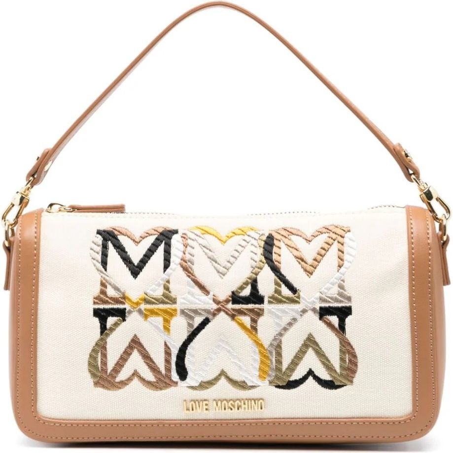LOVE MOSCHINO Rankinė per petį moterims, Ruda, Top handle crossbody 1