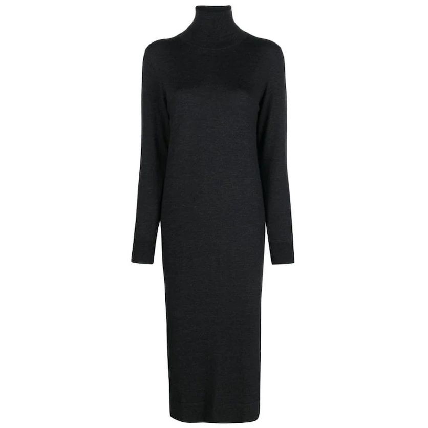 PAROSH Midi suknelė moterims, Pilka, Lime midi dress 1