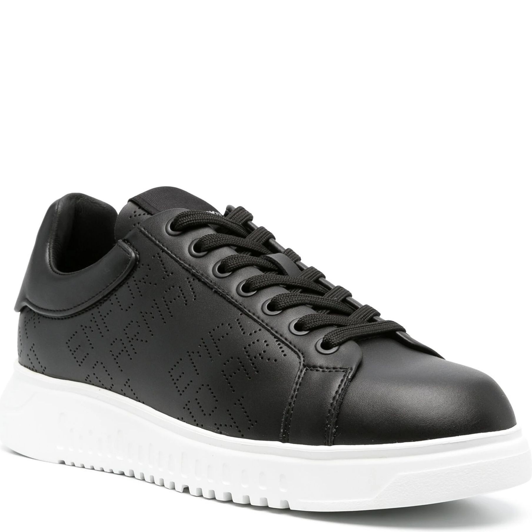 EMPORIO ARMANI Sportiniai bateliai vyrams, Juoda, Sneaker 2