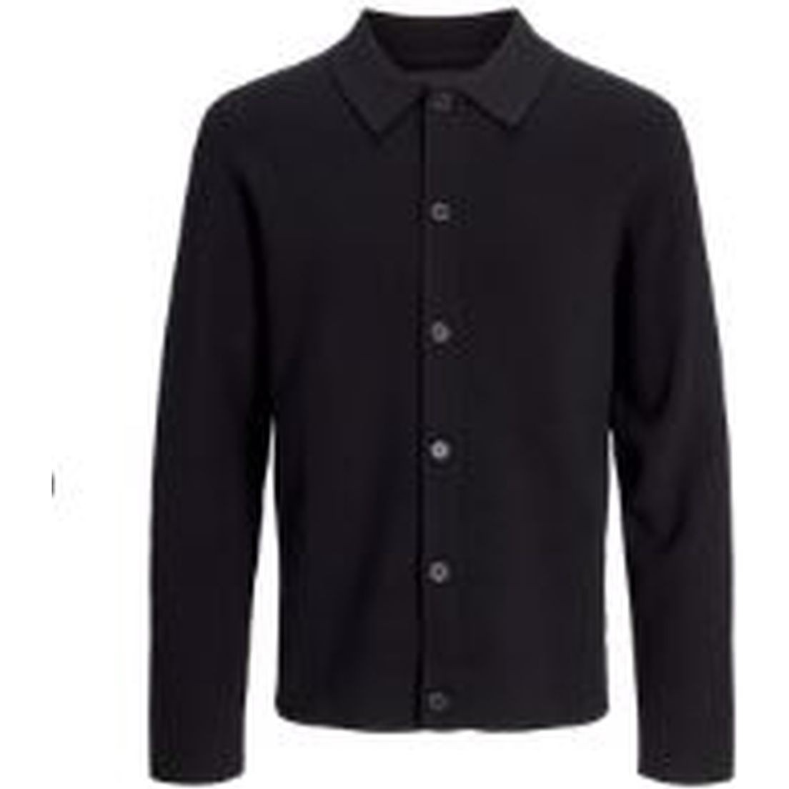 JACK & JONES Kardiganas vyrams, Juoda, Milano cardigan 1
