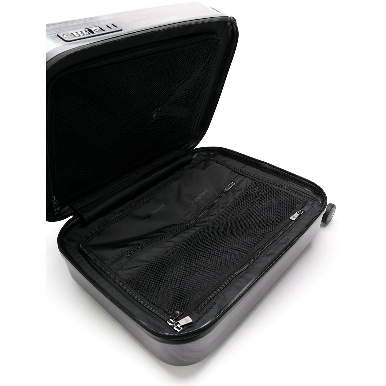EMPORIO ARMANI Lagaminas, Pilka, Trolley 3