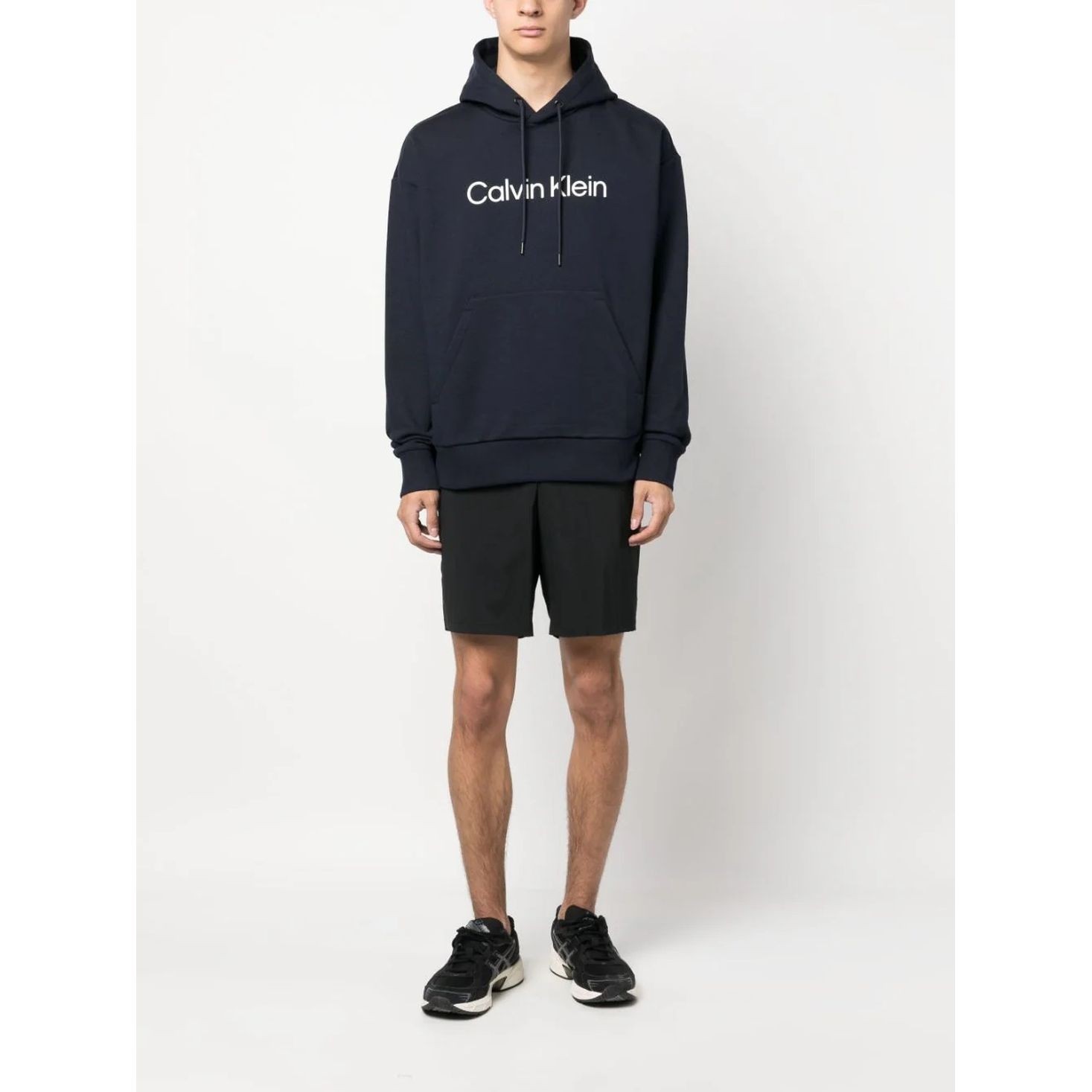 CALVIN KLEIN Džemperis vyrams, Mėlyna, Hero logo comfort hoodie 3