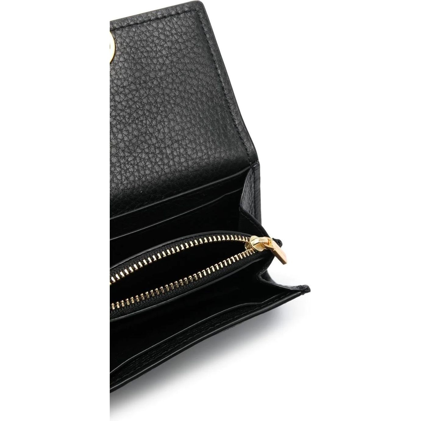 TORY BURCH Piniginė moterims, Juoda, Miller mini wallet 3