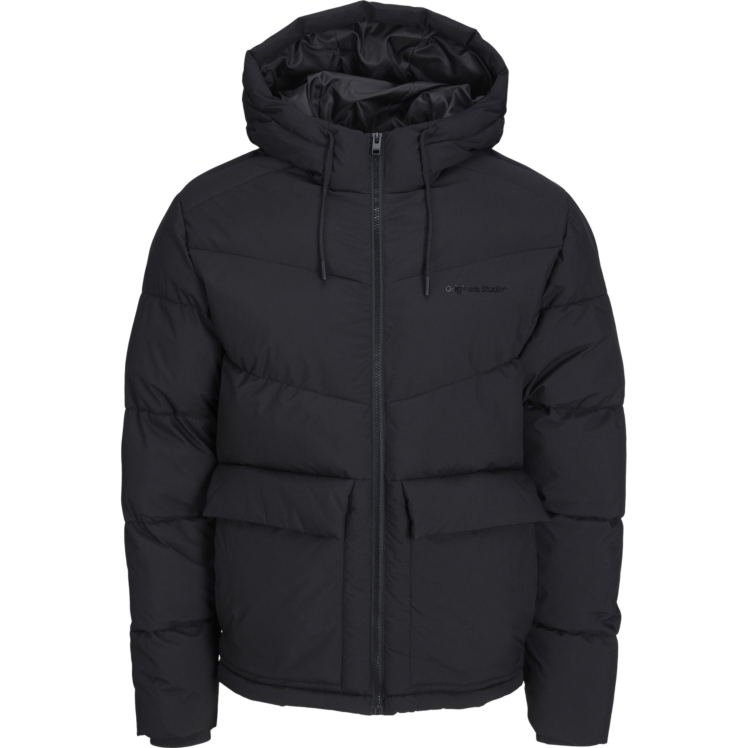 JACK & JONES Striukė vyrams, Juoda, JORVESTERBRO PUFFER JA 1