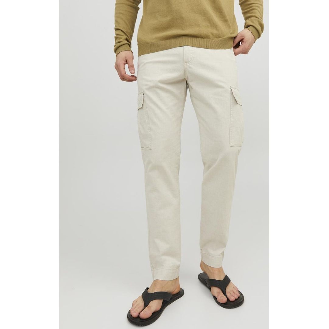 JACK & JONES Kelnės vyrams, Balta, JPSTACE JJAYDEN 3