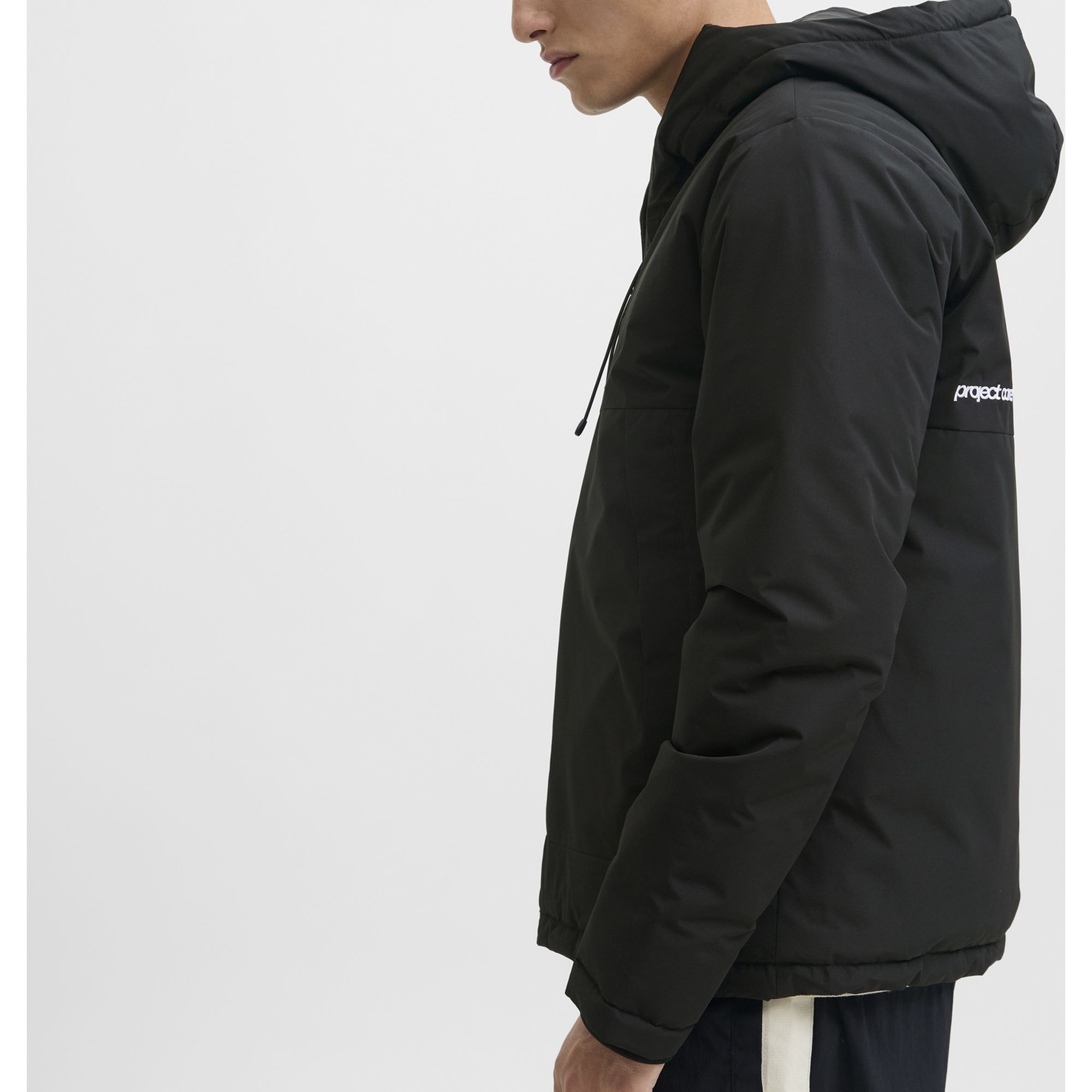 JACK & JONES Pūkinė striukė vyrams, Juoda, Union 6