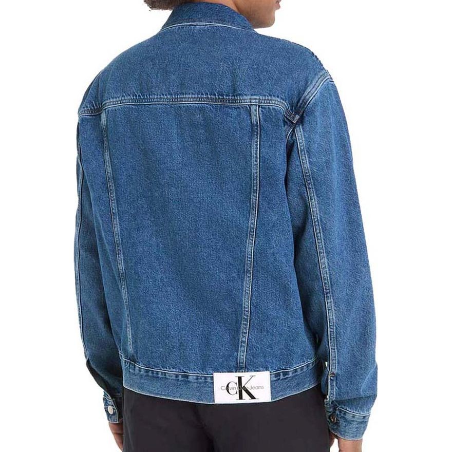 CALVIN KLEIN JEANS Džinsinis švarkas vyrams, Mėlyna, Trucker jacket 3