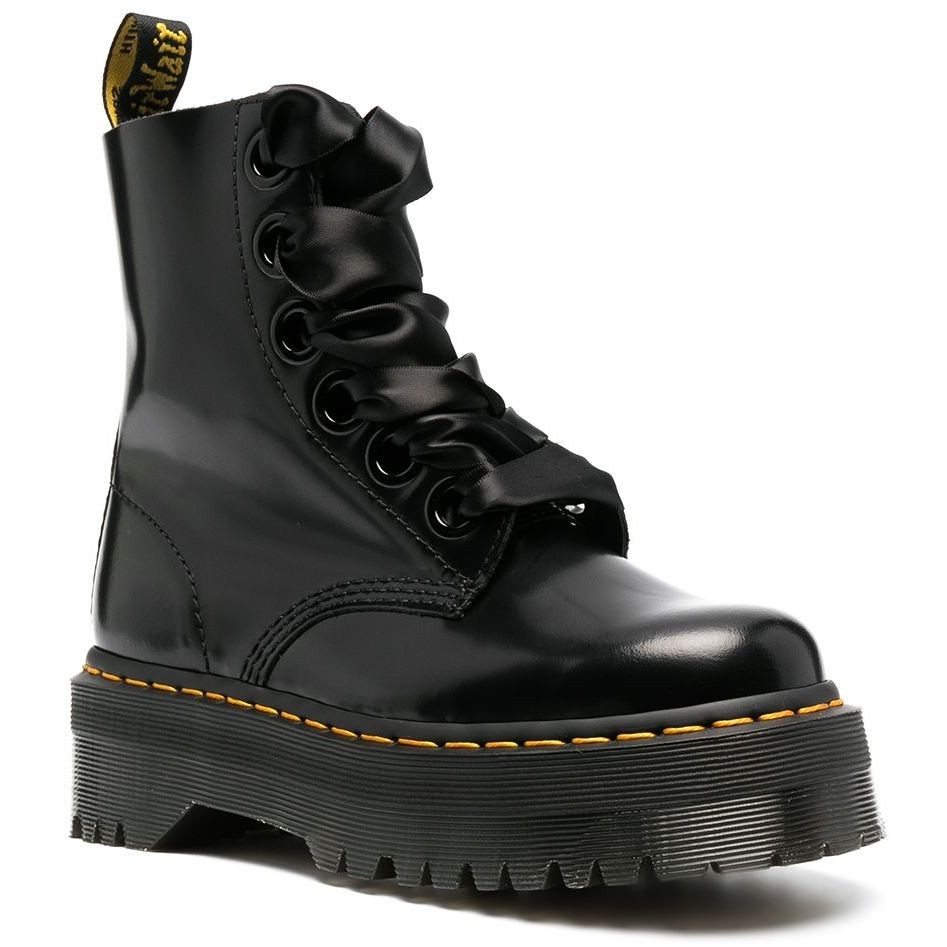 DR. MARTENS Aulinukai moterims, Juoda, Molly Buttero Booties 2