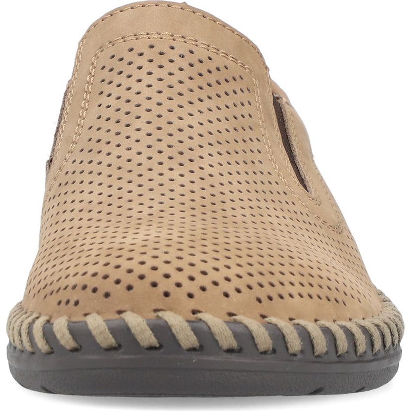 RIEKER Loaferiai vyrams, Ruda, Slipper 6