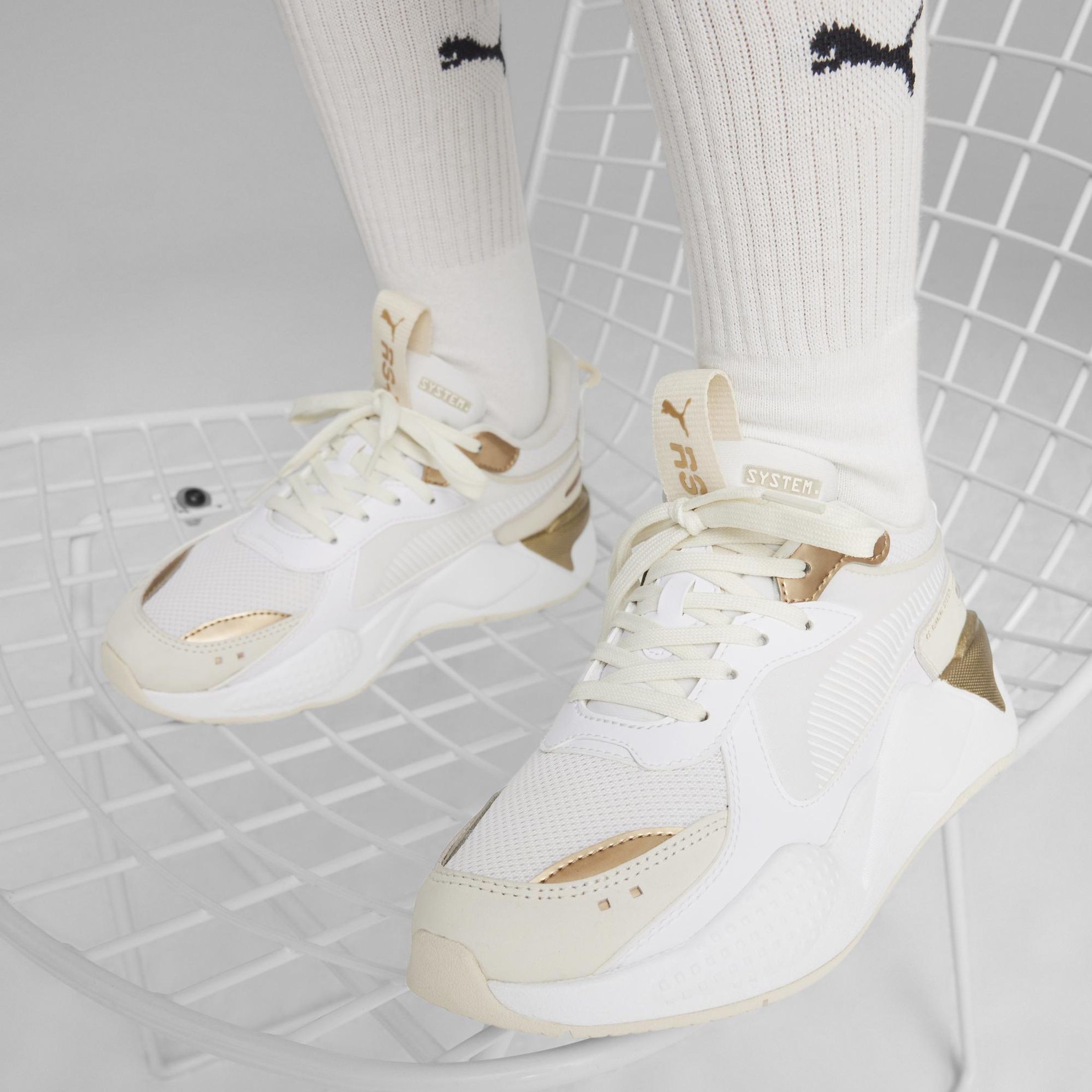PUMA Laisvalaikio bateliai moterims, Balta, Rs-x leisure 3