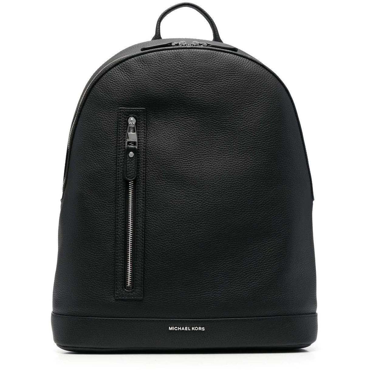 MICHAEL KORS Kuprinė vyrams, Juoda, Hudson slim leather backpack 1