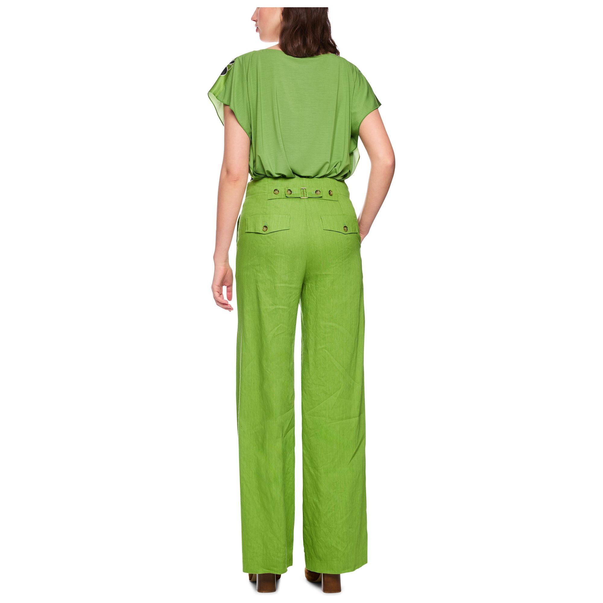 MARC CAIN Kelnės moterims, Žalia, Pants 3