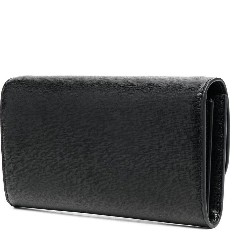 TORY BURCH Piniginė moterims, Juoda, Robinson chain wallet 2