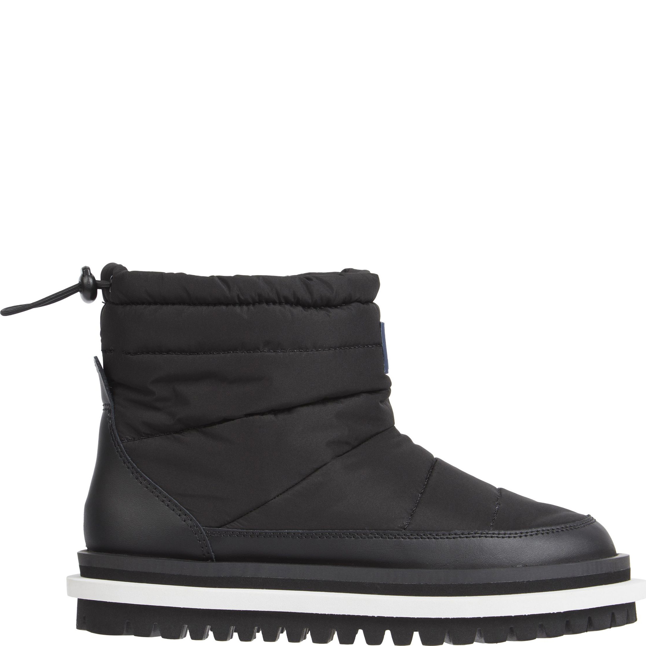 TOMMY JEANS Pašiltinti aulinukai moterims, Juoda, Padded flat boot 2