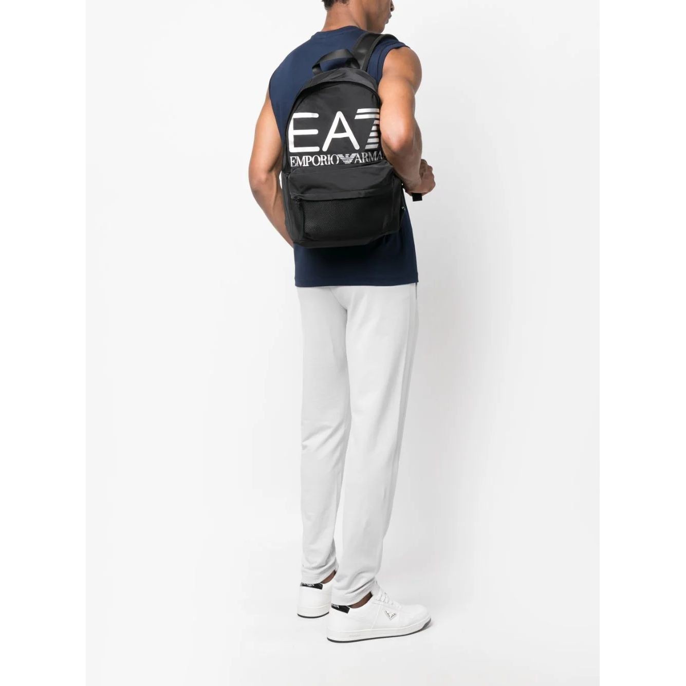 EA7 Kuprinė, Juoda, Backpack 4