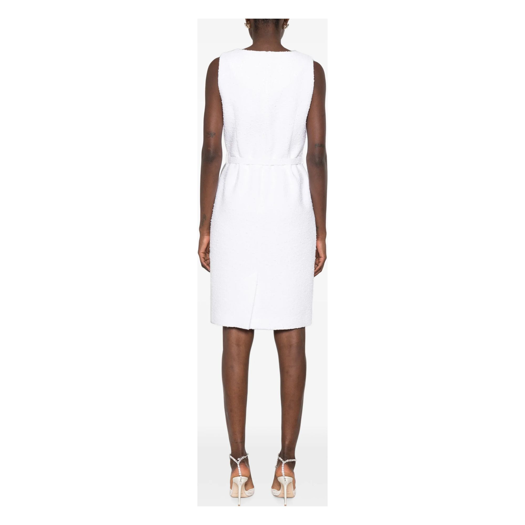 ANDIATA Midi suknelė moterims, Balta, Dress 4