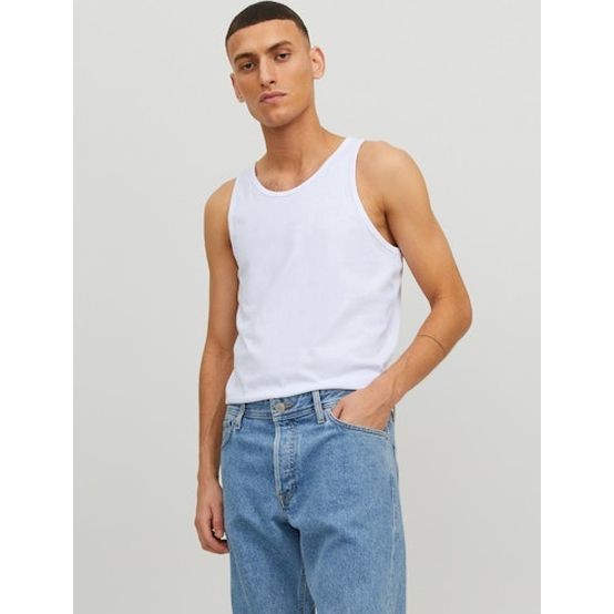 JACK & JONES Marškinėliai vyrams, Balta, JJEBASIC TANK TOP NO 5