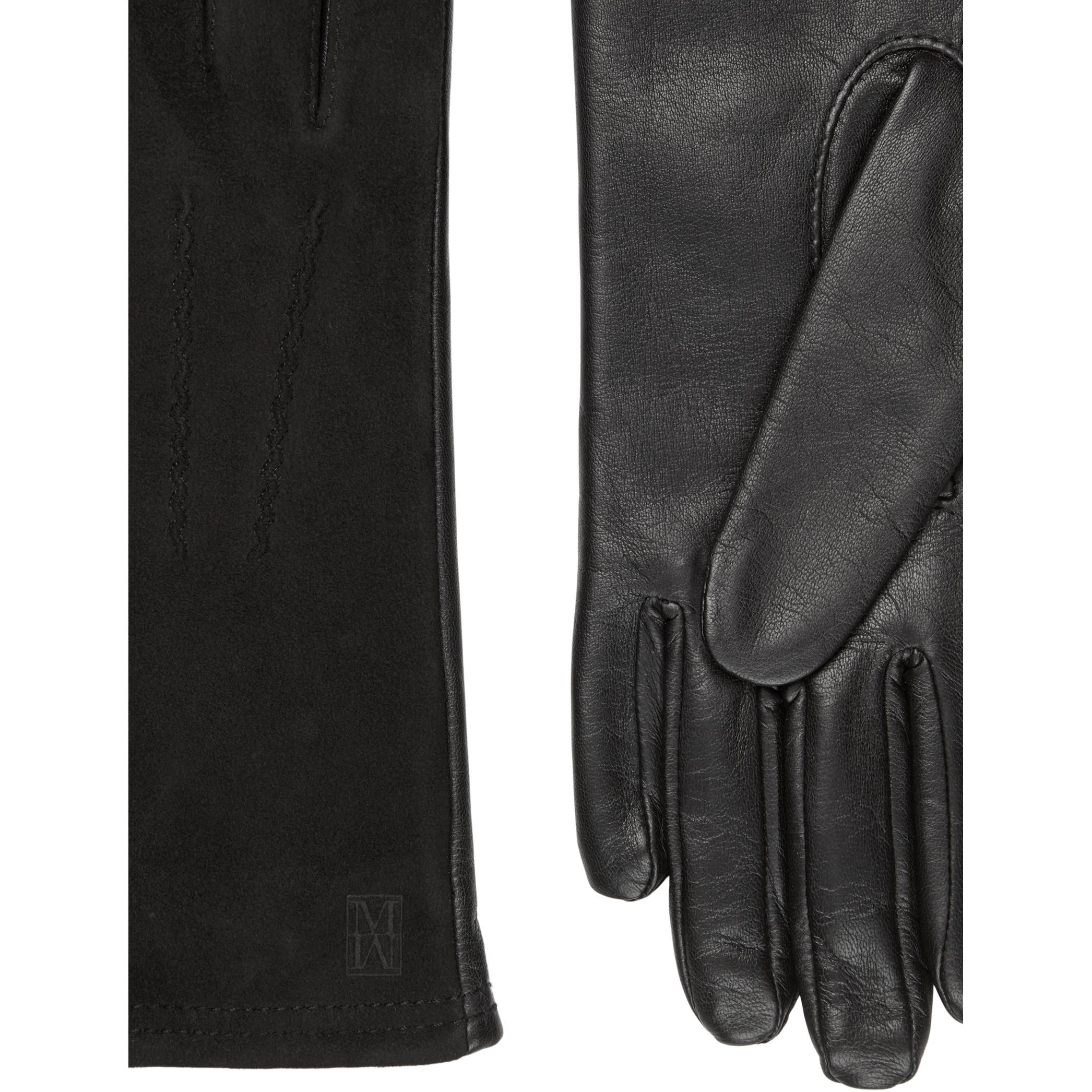 MARC O'POLO Pirštuotos pirštinės moterims, Juoda, Gloves 410813204013 2