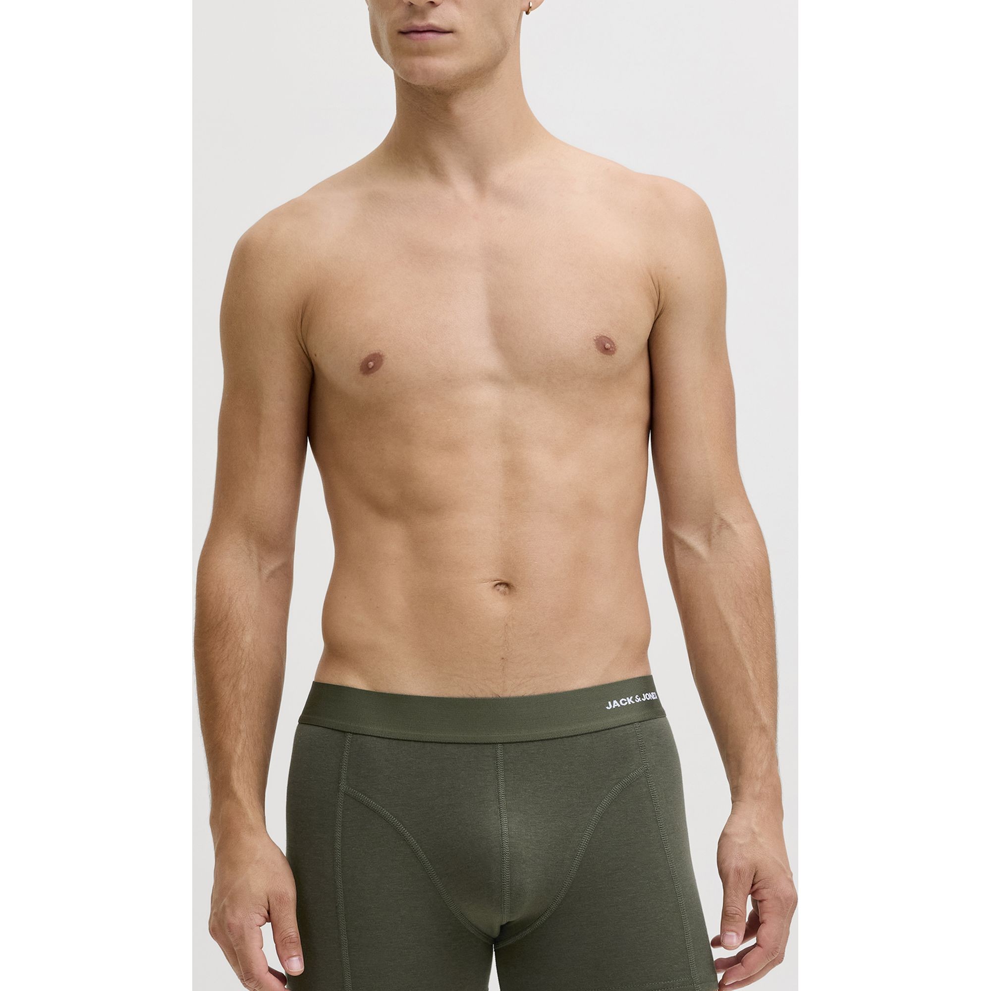 JACK & JONES Ilginti apatiniai vyrams, Žalia, JACBASIC BAMBOO TRUN 3
