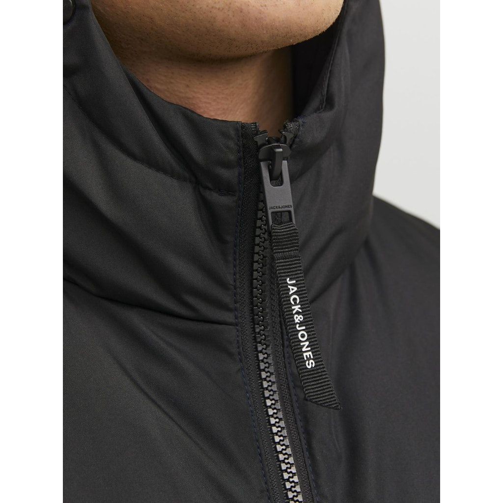 JACK & JONES Striukė vyrams, Mėlyna, JJETOBY PUFFER HOOD 5