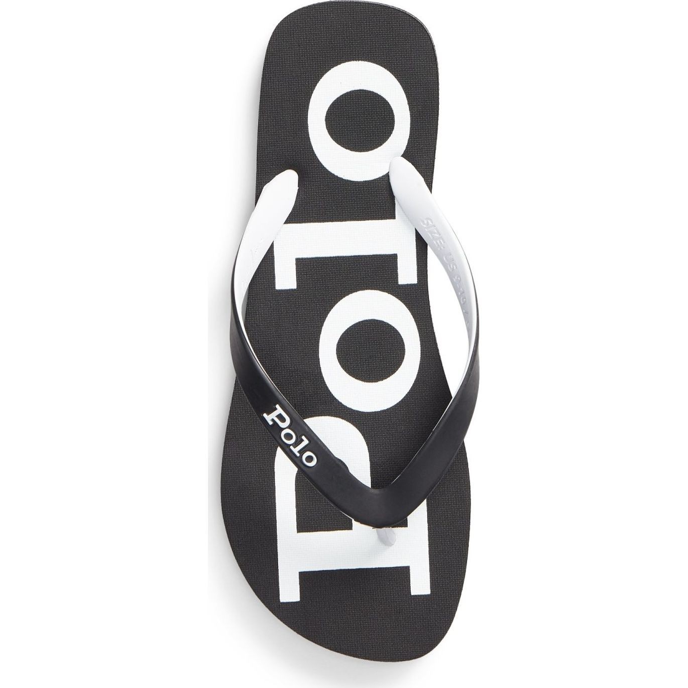 POLO RALPH LAUREN Pliažo šlepetės per pirštą vyrams, Juoda, Bolt-sandals-casual 3