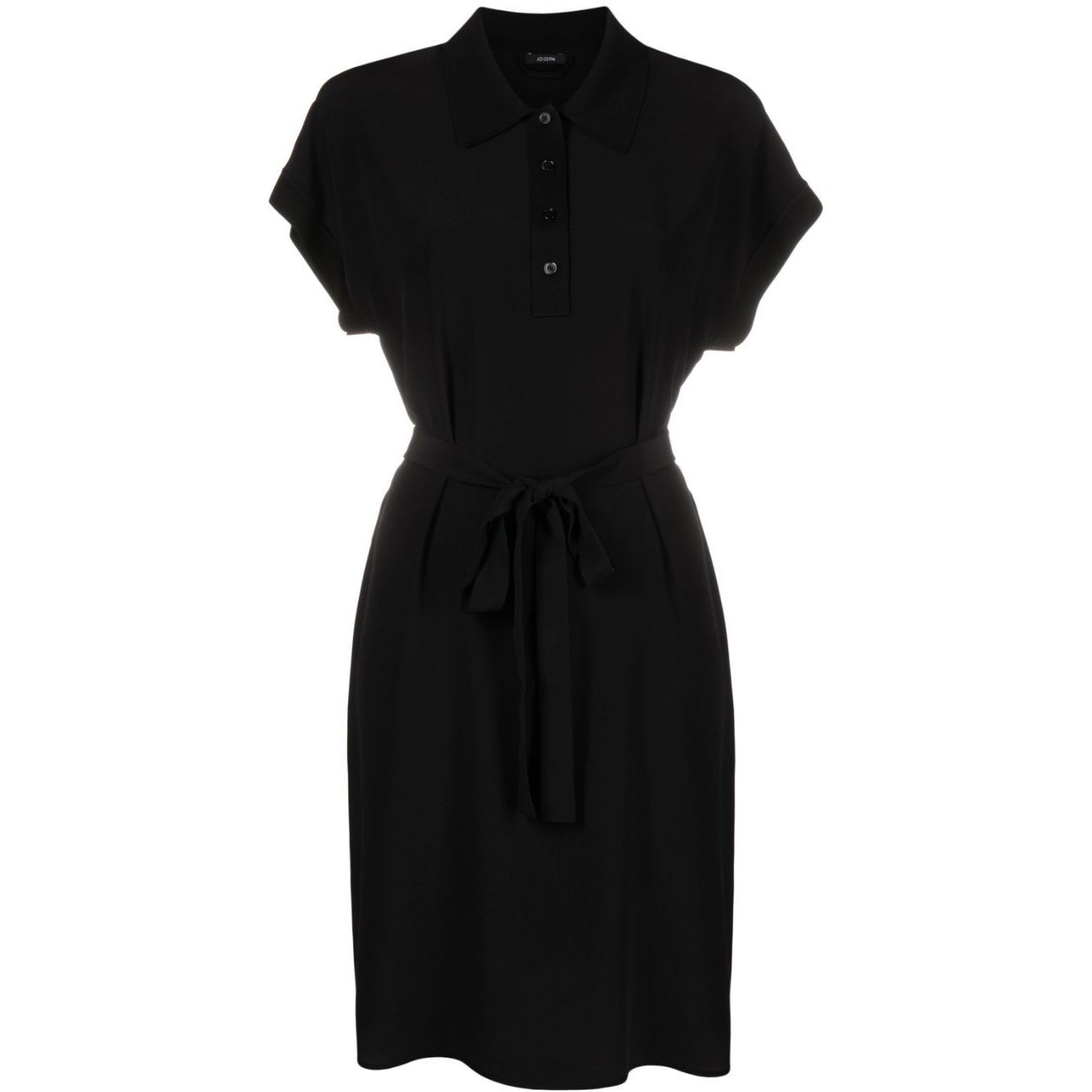 JOSEPH Midi suknelė moterims, Juoda, Rosemoore Dress
