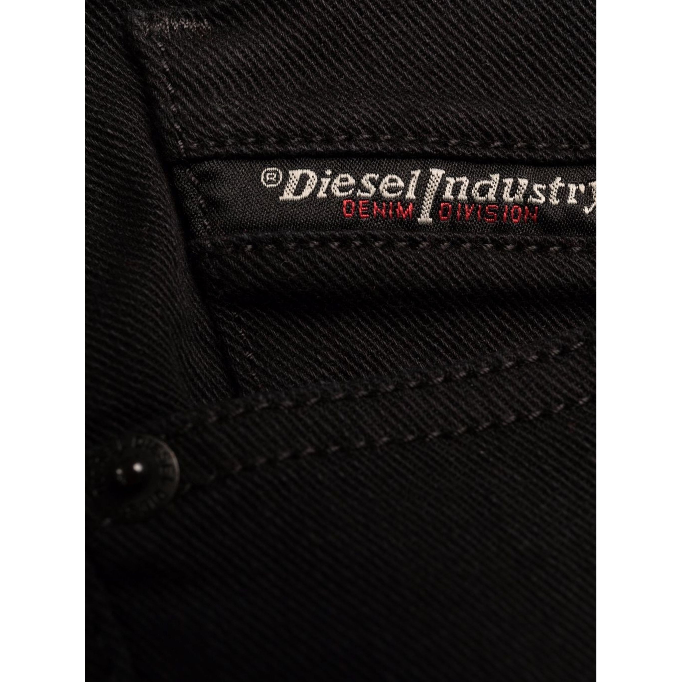 DIESEL Tiesūs džinsai -vyrams, Juoda, 2019 d-strukt l.32 trousers 2