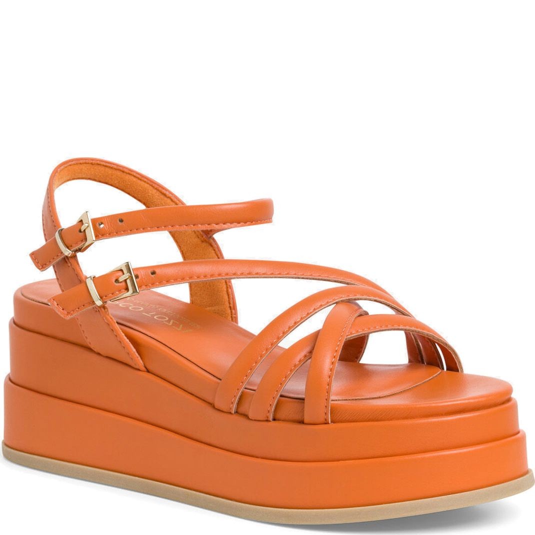MARCO TOZZI Basutės moterims, Oranžinė, SANDALS 1