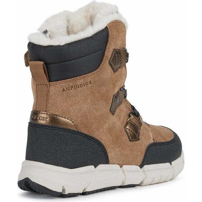 GEOX Aulinukai mergaitėms, Ruda, FLEXYPER ABX BOOTIES 3