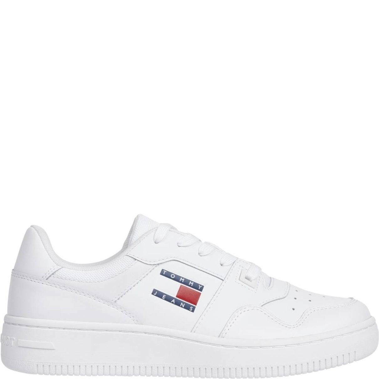 TOMMY JEANS Laisvalaikio bateliai moterims, Balta, Retro basket 2