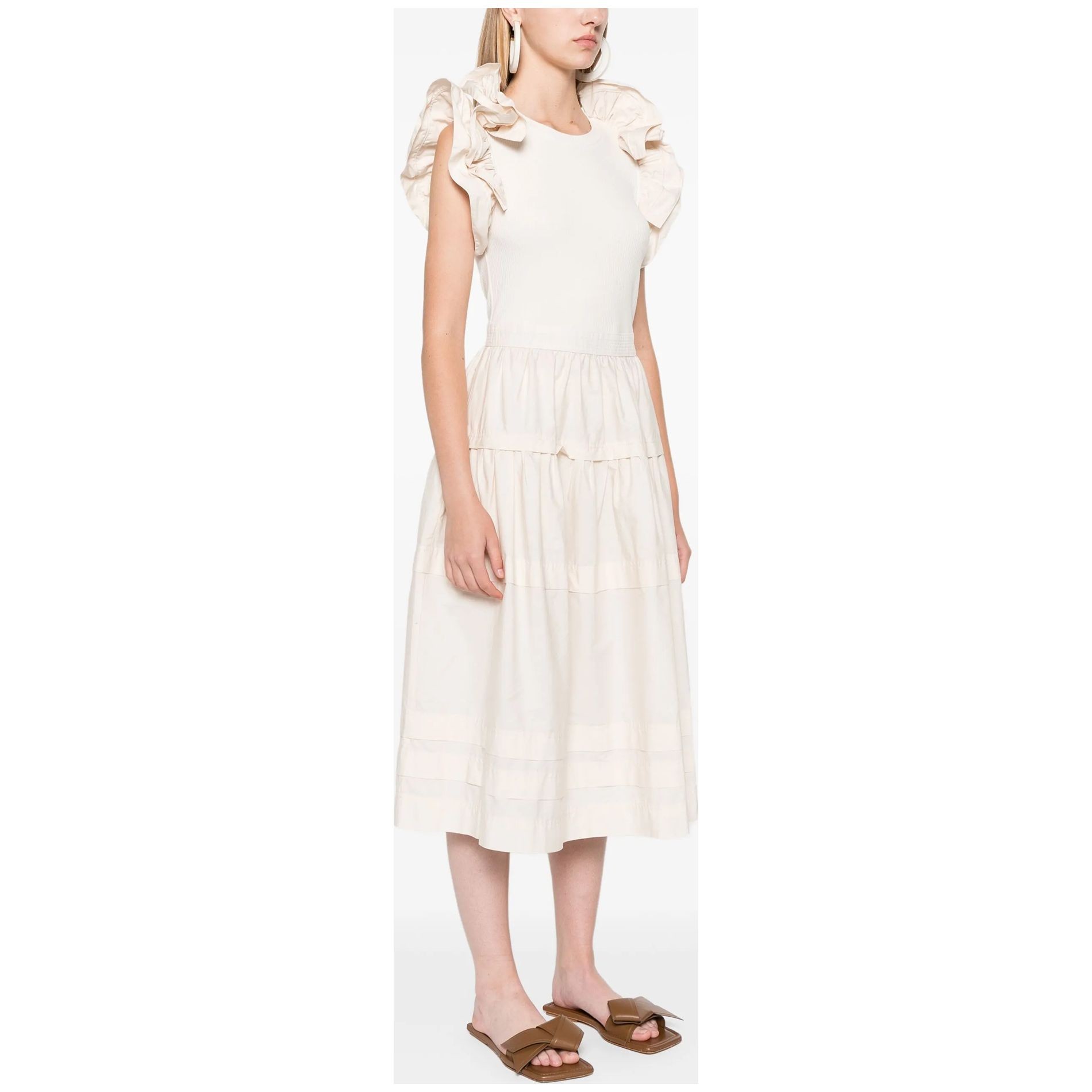 ULLA JOHNSON Midi suknelė moterims, Kūno, Francine Dress 3