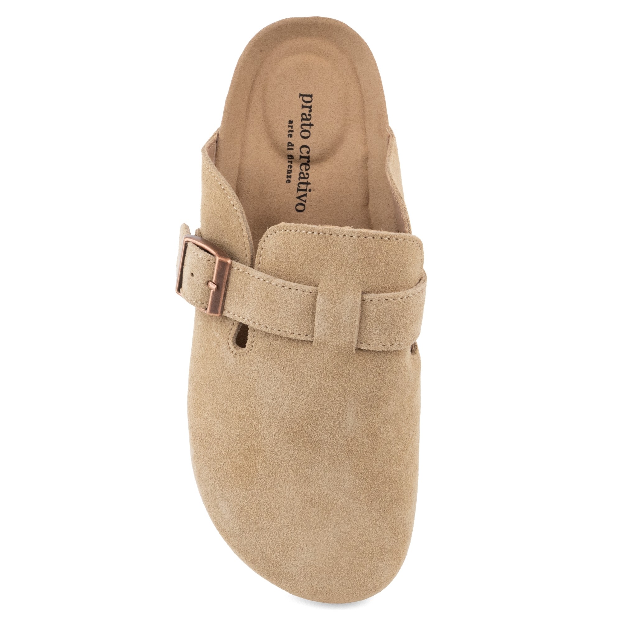 PRATO CREATIVO Klumpės moterims, Smėlio, Slippers, pcr6594-26105bei 4