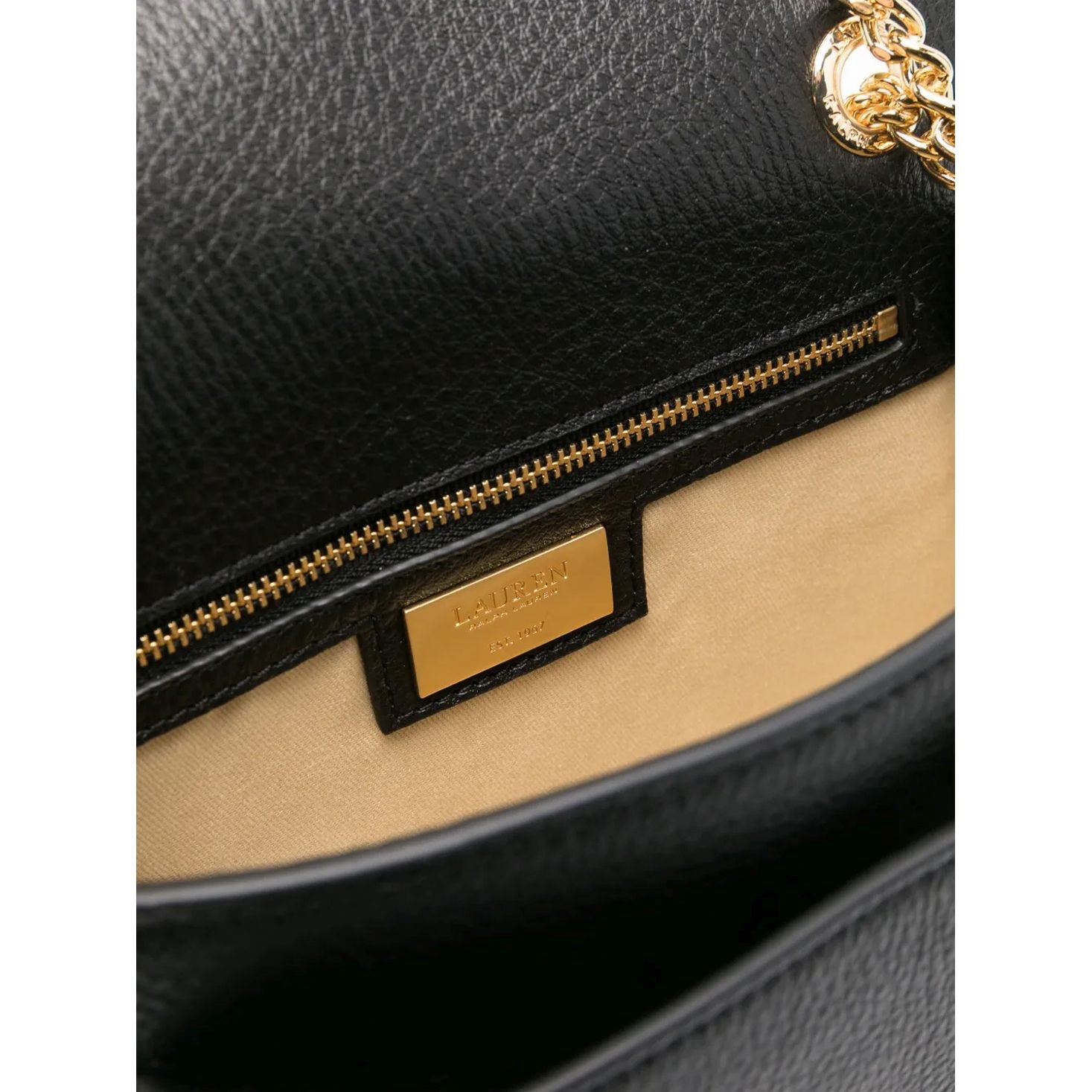 LAUREN RALPH LAUREN Rankinė per petį moterims, Juoda, Bradley sm shoulder bag small 4