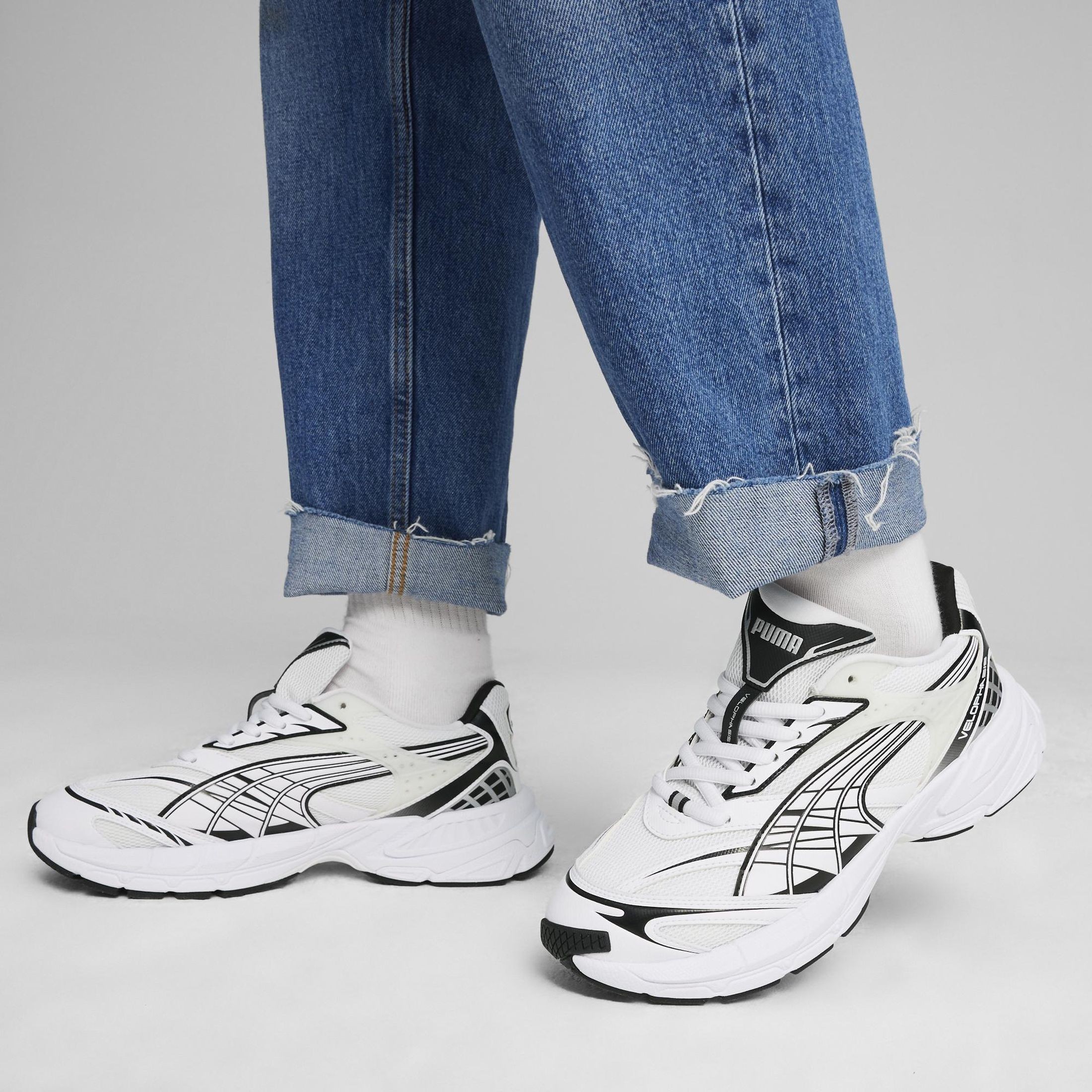 PUMA Laisvalaikio bateliai, Balta, Velophasis leisure 3