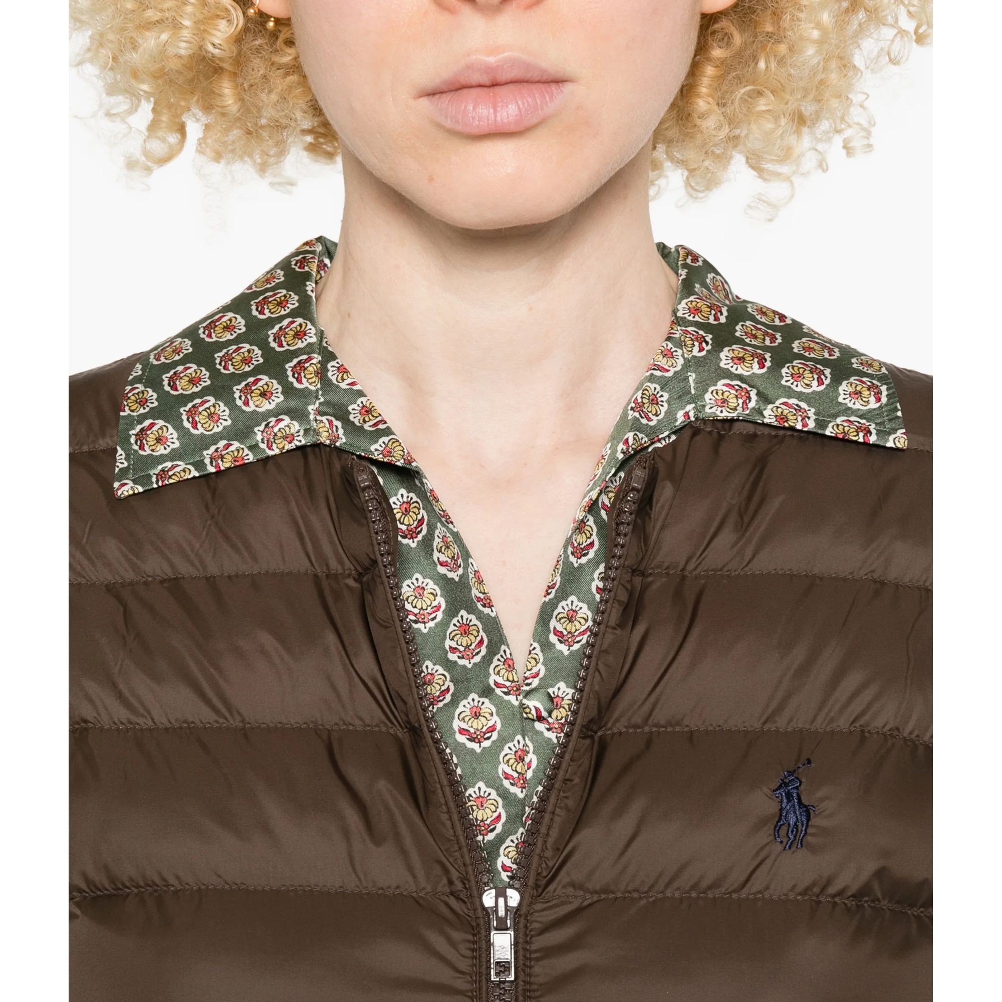 POLO RALPH LAUREN Pūkinė striukė moterims, Ruda, Woven-puffer-jacket 5