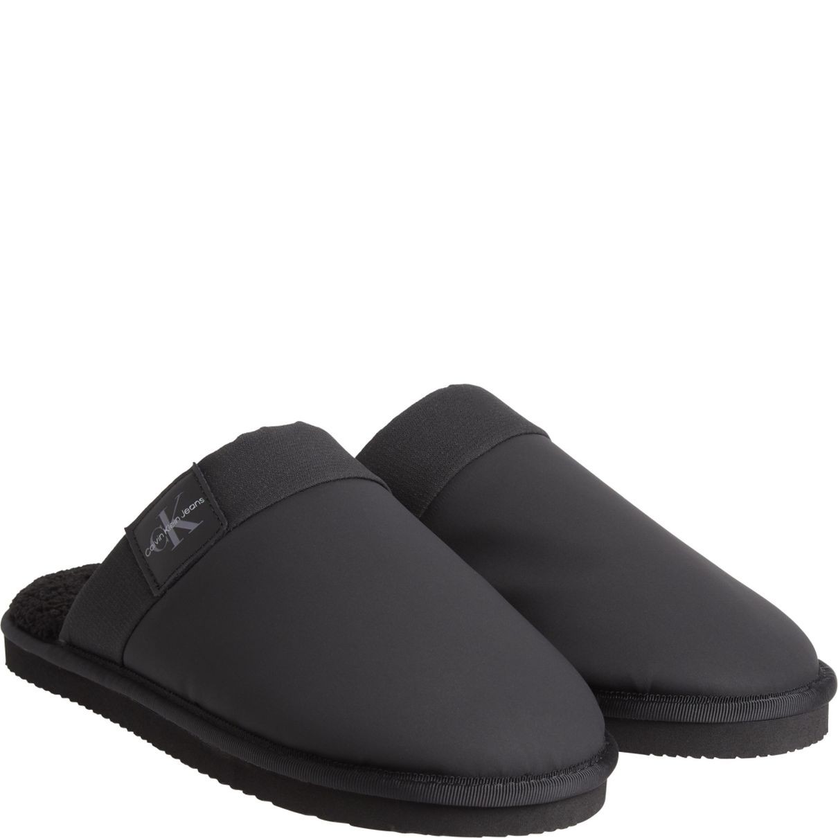 CALVIN KLEIN JEANS Namų šlepetės vyrams, Juoda, Home clog surfaces indoor 1