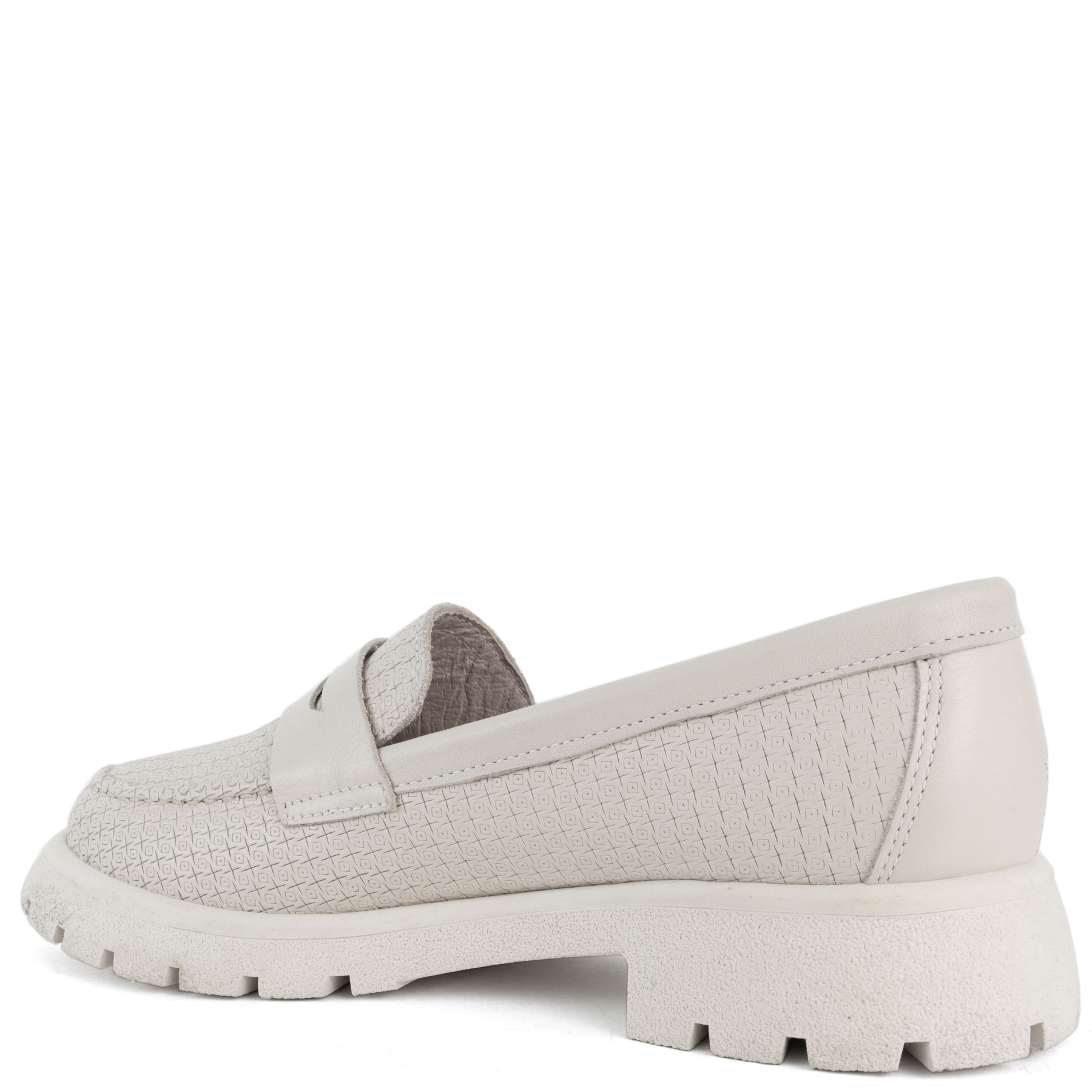 LA CONTE Loaferiai moterims, Smėlio, Loafers, 25SS 3