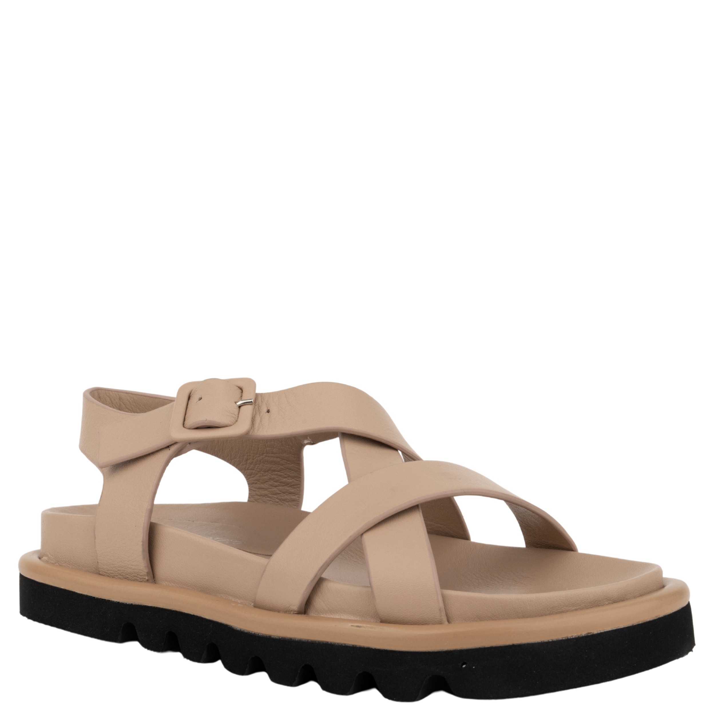 SERGIO MORETTI Basutės moterims, Smėlio, Sandals 1