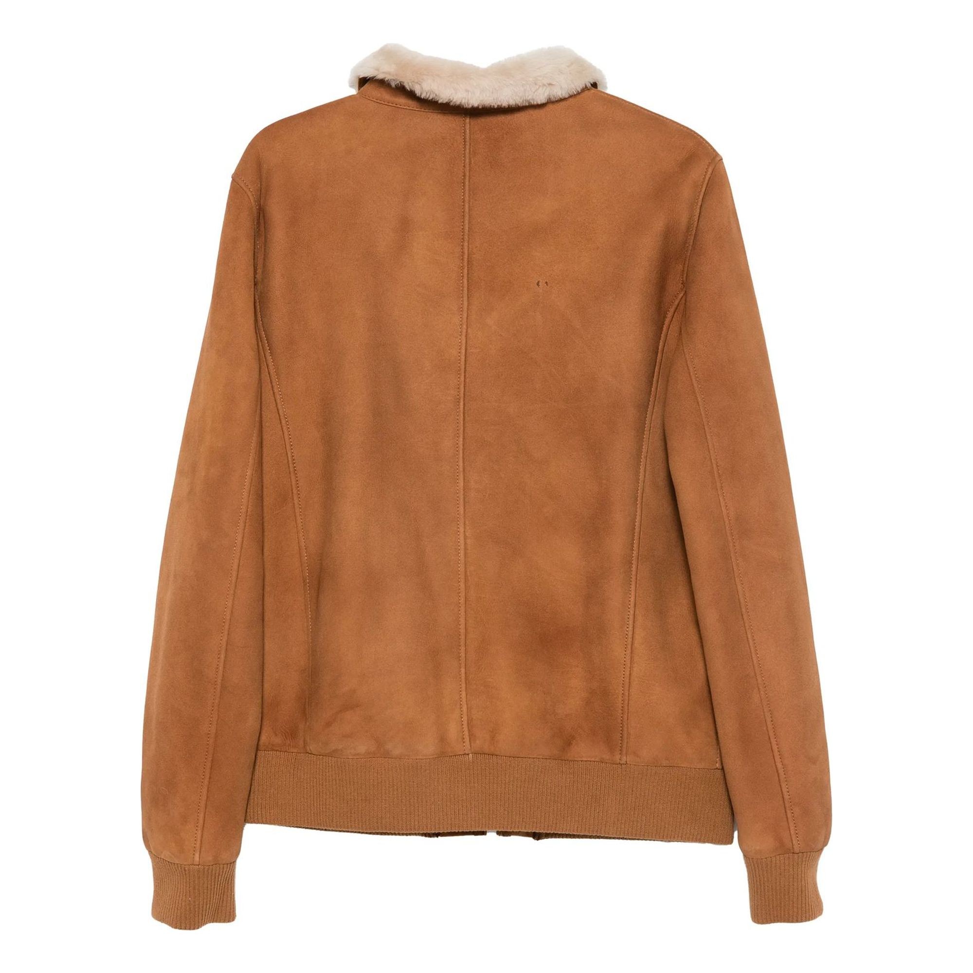 SERGIO MORETTI Odinė striukė vyrams, Smėlio, Leather jacket 2