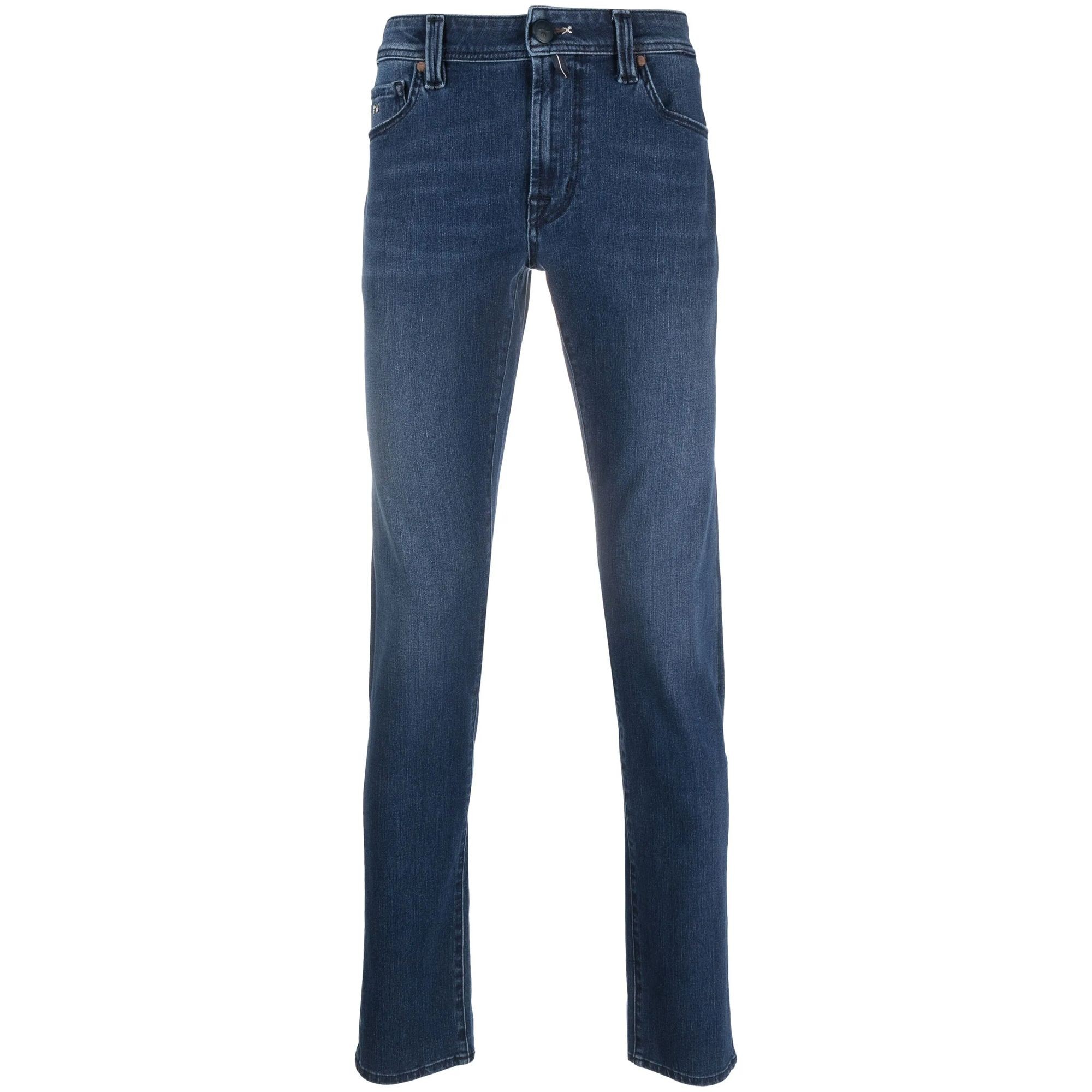 TRAMAROSSA Tiesūs džinsai vyrams, Mėlyna, Leonardo stretch jeans 1