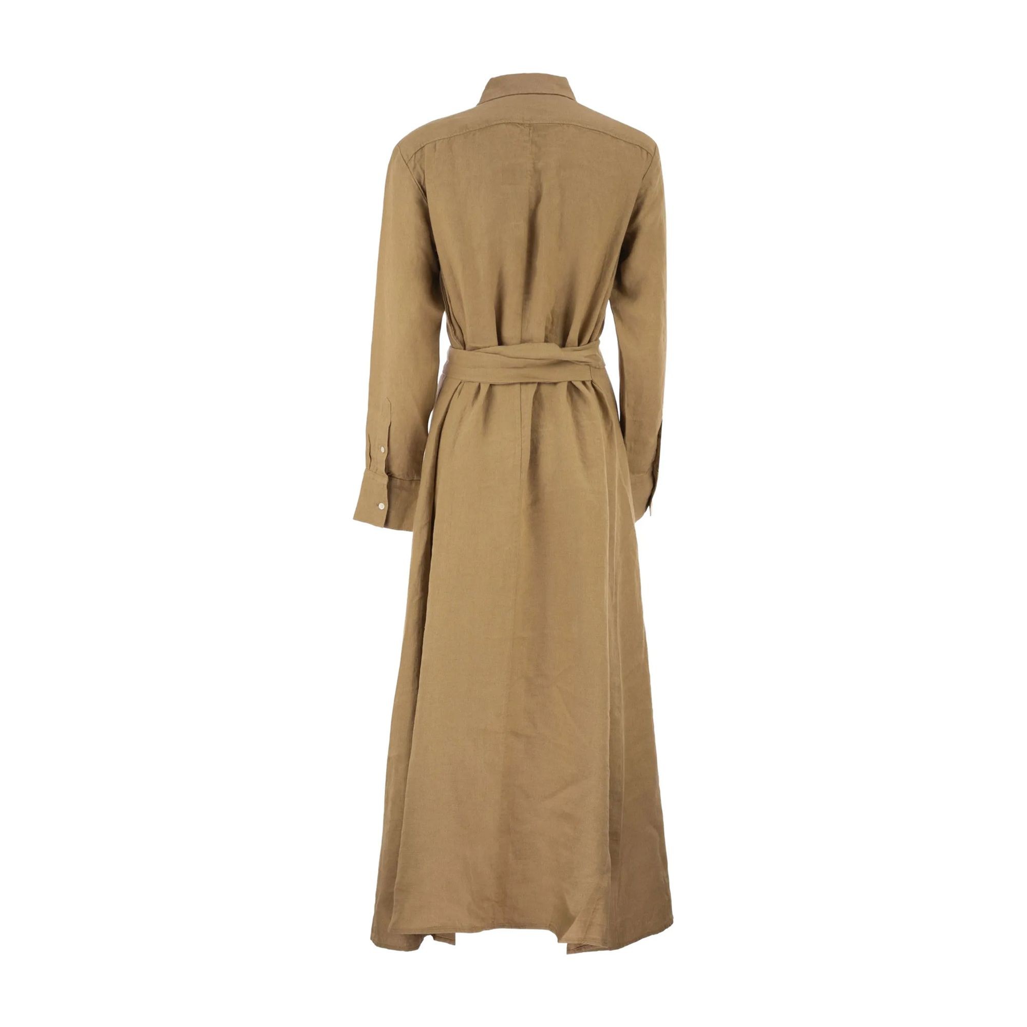 POLO RALPH LAUREN Midi suknelė moterims, Ruda, Woven-wrap-dresses 2