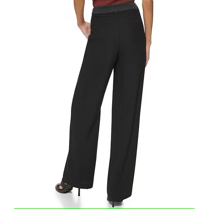DKNY Laisvalaikio kelnės moterims, Juoda, Mix midea wide leg pant 2